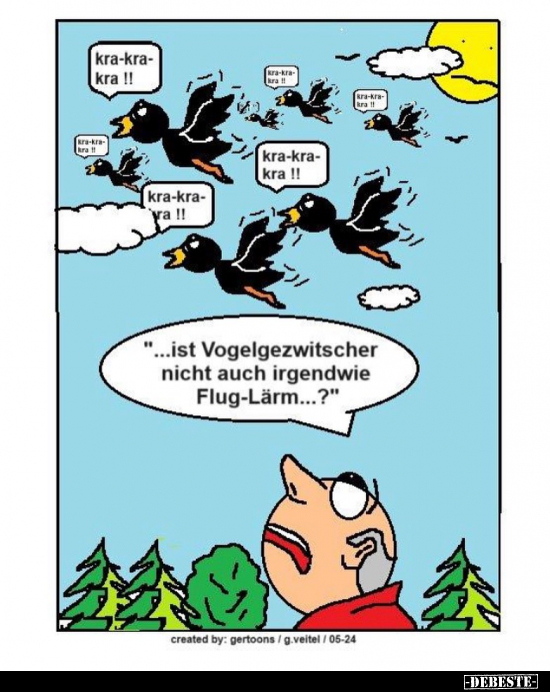 "...ist Vogelgezwitscher nicht auch irgendwie.." - Lustige Bilder | DEBESTE.de