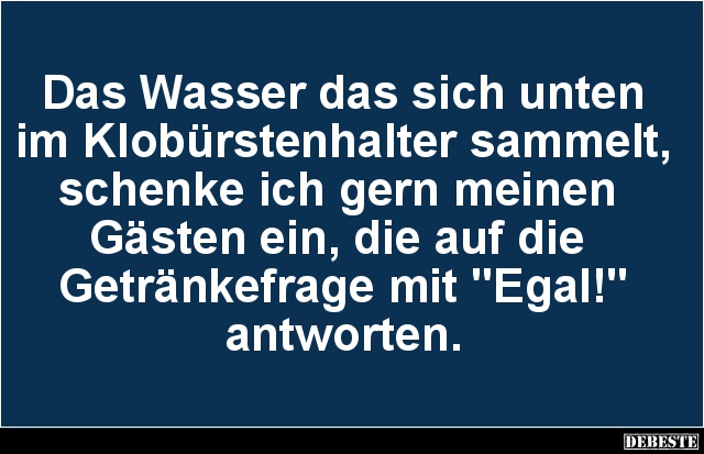 Das Wasser das sich unten im Klobürstenhalter.. - Lustige Bilder | DEBESTE.de