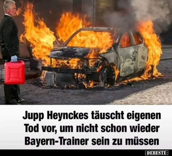 Jupp Heynckes täuscht eigenen Tod vor.. - Lustige Bilder | DEBESTE.de