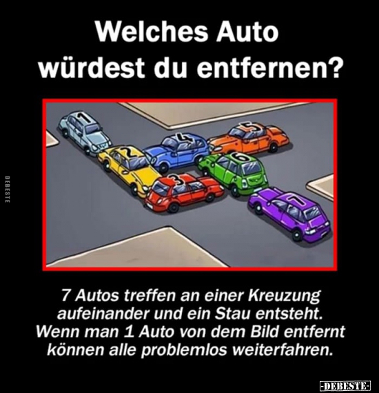 Welches Auto würdest du entfernen? - Lustige Bilder | DEBESTE.de