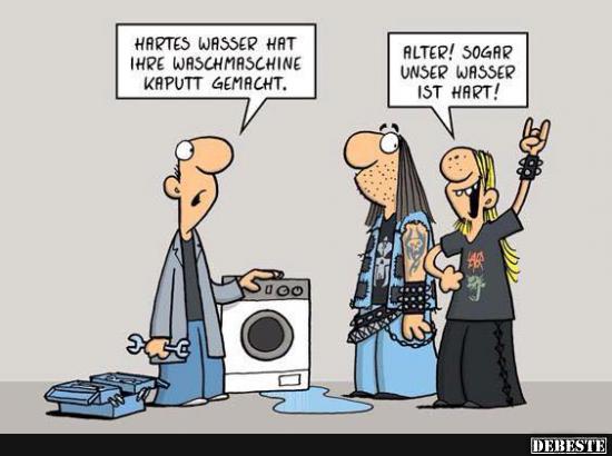 Hartes Wasser hat ihre Waschmaschine kaputt gemacht - Lustige Bilder | DEBESTE.de