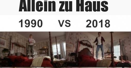 Allein zu Haus.. Lustige Bilder, Sprüche, Witze, echt lustig