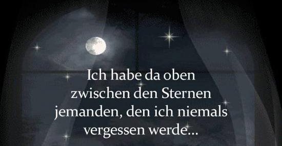Ich habe da oben zwischen den Sternen jemanden.. | Lustige Bilder
