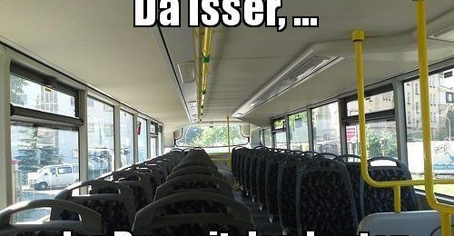 Da isser... der Bus mit den Leuten die es interessiert