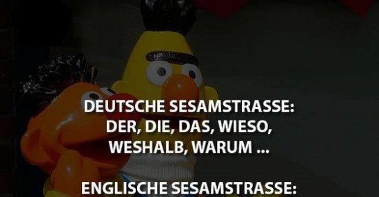 Sesamstraße..... in english please ;-) | Lustige Bilder, Sprüche, Witze