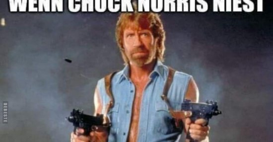 Wenn Chuck Norris niest, kauft Corona sich Nudeln und.. | Lustige