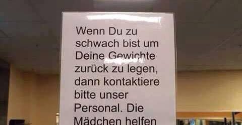 Wenn Du zu schwach bist.. | Lustige Bilder, Sprüche, Witze, echt lustig