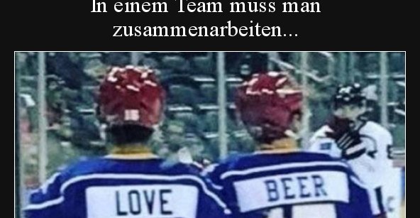 In einem Team muss man zusammenarbeiten... | Lustige Bilder, Sprüche