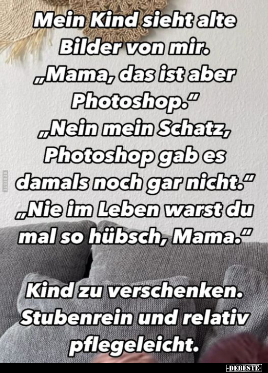 Mein Kind sieht alte Bilder von mir.. - Lustige Bilder | DEBESTE.de