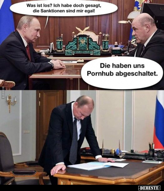 Was ist los? Ich habe doch gesagt, die Sanktionen sind mir.. - Lustige Bilder | DEBESTE.de