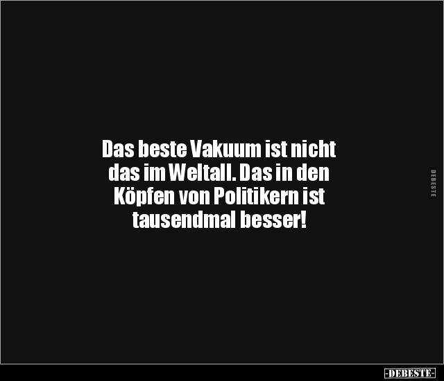 Das beste Vakuum ist nicht das im Weltall.. - Lustige Bilder | DEBESTE.de
