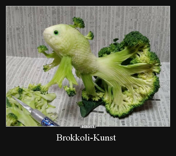 Brokkoli-Kunst.. - Lustige Bilder | DEBESTE.de