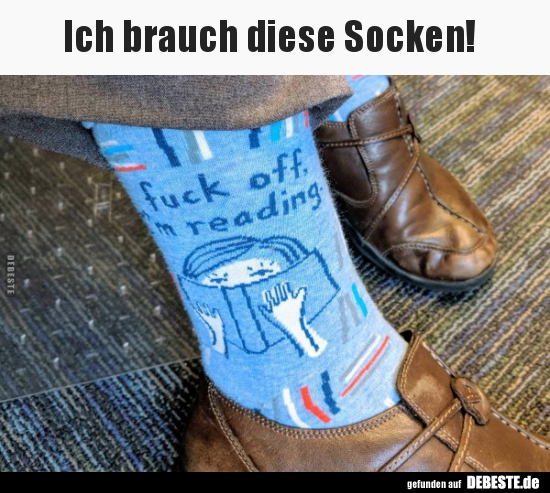 
Ich brauch diese Socken!
 - Lustige Bilder | DEBESTE.de