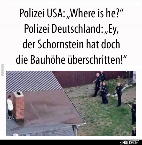 Polizei USA: "Where is he?".. - Lustige Bilder | DEBESTE.de