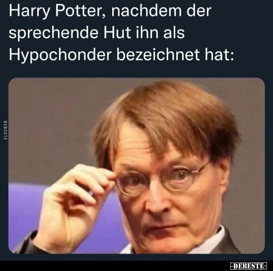 Harry Potter, nachdem der sprechende Hut ihn als.. - Lustige Bilder | DEBESTE.de