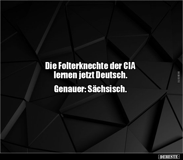 Die Folterknechte der CIA lernen jetzt Deutsch... - Lustige Bilder | DEBESTE.de