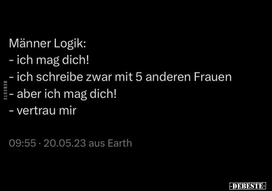 Männer Logik.. - Lustige Bilder | DEBESTE.de