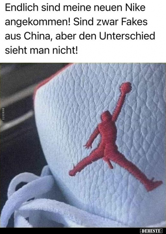 Endlich sind meine neuen Nike angekommen! Sind zwar Fakes.. - Lustige Bilder | DEBESTE.de