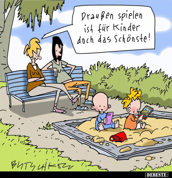 Draußen spielen ist für Kinder doch das Schönste!.. - Lustige Bilder | DEBESTE.de