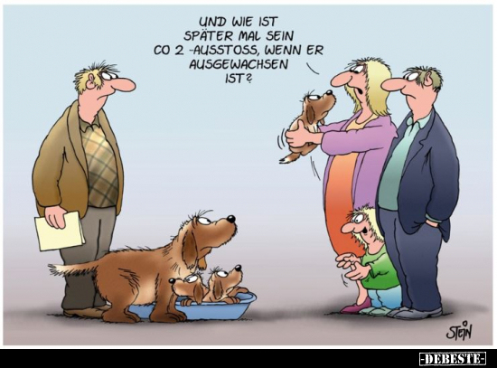 Und wie ist später mal sein CO2-Ausstoss, wenn er.. - Lustige Bilder | DEBESTE.de