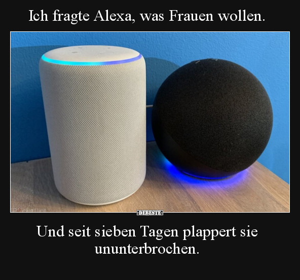 Ich fragte Alexa, was Frauen wollen.. - Lustige Bilder | DEBESTE.de
