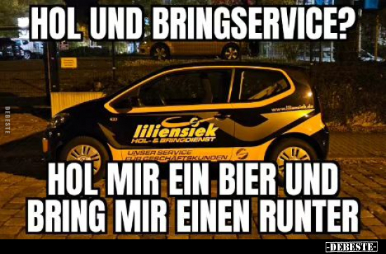 Hol und Bringservice?.. - Lustige Bilder | DEBESTE.de