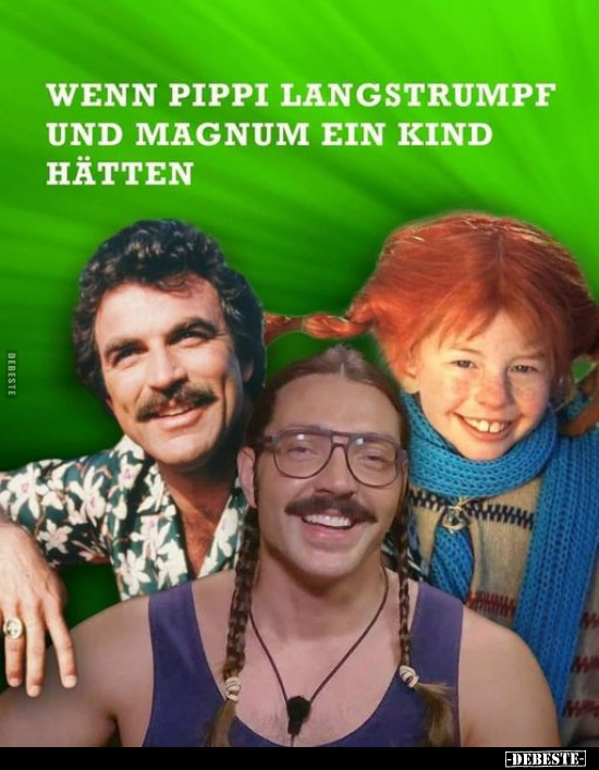 Wenn Pippi Langstrumpf und Magnum ein Kind hätten.. - Lustige Bilder | DEBESTE.de