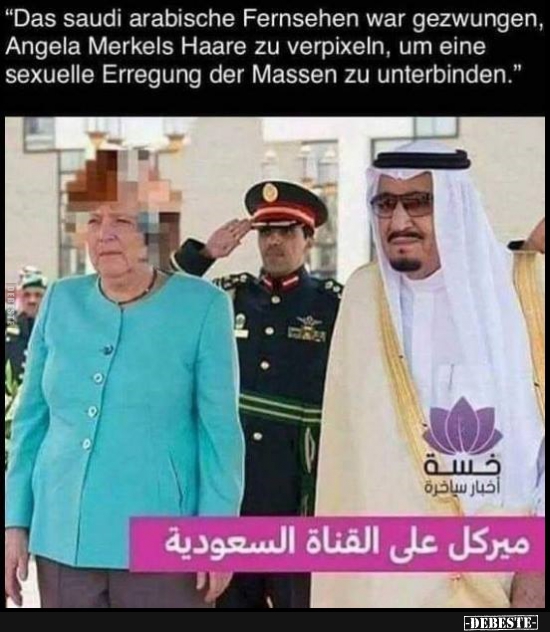 Das Saudi arabusche Fernsehen war gezwungen.. - Lustige Bilder | DEBESTE.de