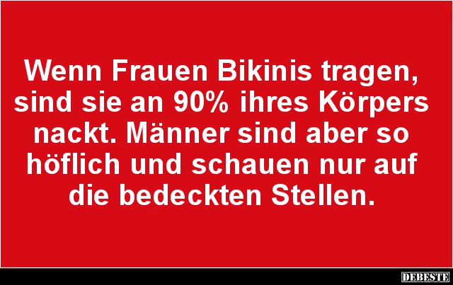 Wenn Frauen Bikinis tragen.. - Lustige Bilder | DEBESTE.de