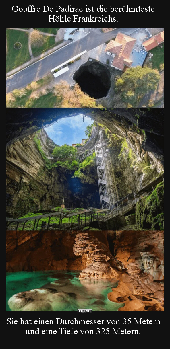 Gouffre De Padirac ist die berühmteste Höhle Frankreichs... - Lustige Bilder | DEBESTE.de