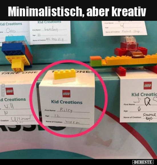 Minimalistisch, aber kreativ.. - Lustige Bilder | DEBESTE.de