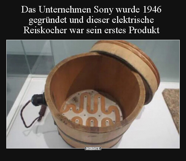 Das Unternehmen Sony wurde 1946 gegründet und dieser.. - Lustige Bilder | DEBESTE.de