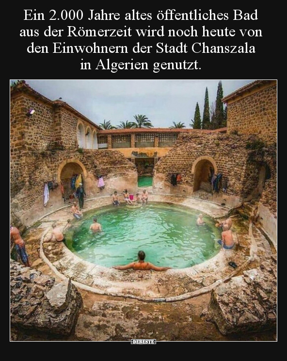 Ein 2.000 Jahre altes öffentliches Bad aus der Römerzeit.. - Lustige Bilder | DEBESTE.de