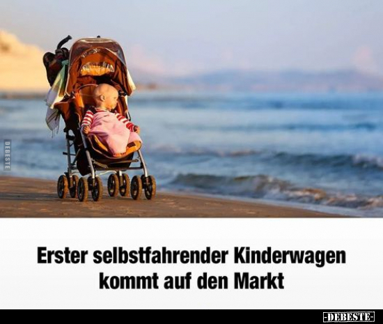 Erster selbstfahrender Kinderwagen kommt auf den Markt.. - Lustige Bilder | DEBESTE.de