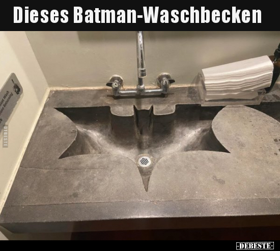 Dieses Batman-Waschbecken.. - Lustige Bilder | DEBESTE.de