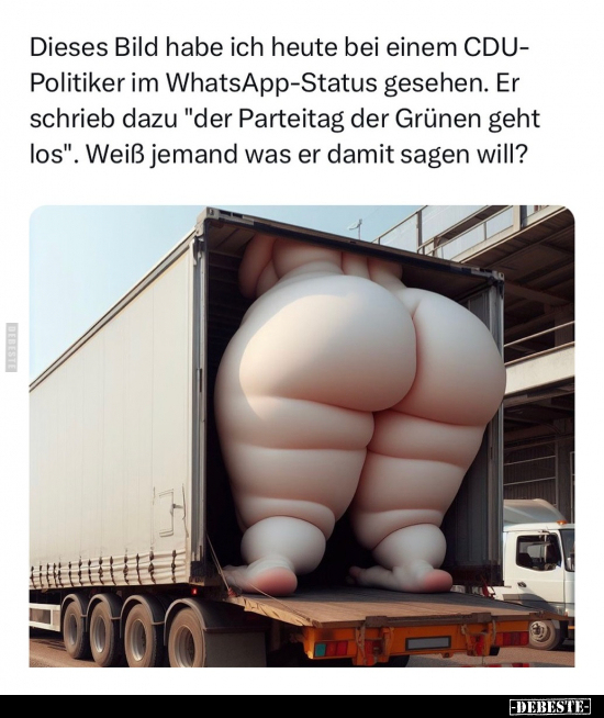 Dieses Bild habe ich heute bei einem CDU-Politiker.. - Lustige Bilder | DEBESTE.de