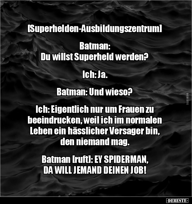 [Superhelden-Ausbildungszentrum] Batman: Du willst Superheld werden? - Lustige Bilder | DEBESTE.de