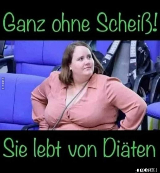 Ganz ohne Schei*ß! Sie lebt von Diäten... - Lustige Bilder | DEBESTE.de