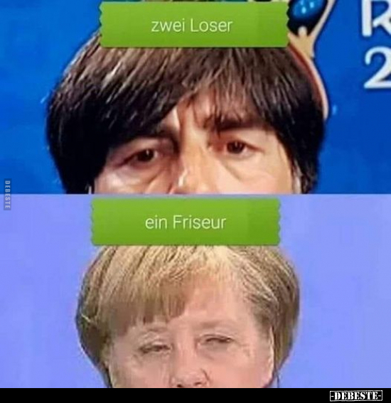 Zwei Loser / Ein Friseur.. - Lustige Bilder | DEBESTE.de