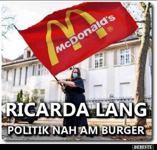 Ricarda Lang - Politik nah am Burger.. - Lustige Bilder | DEBESTE.de