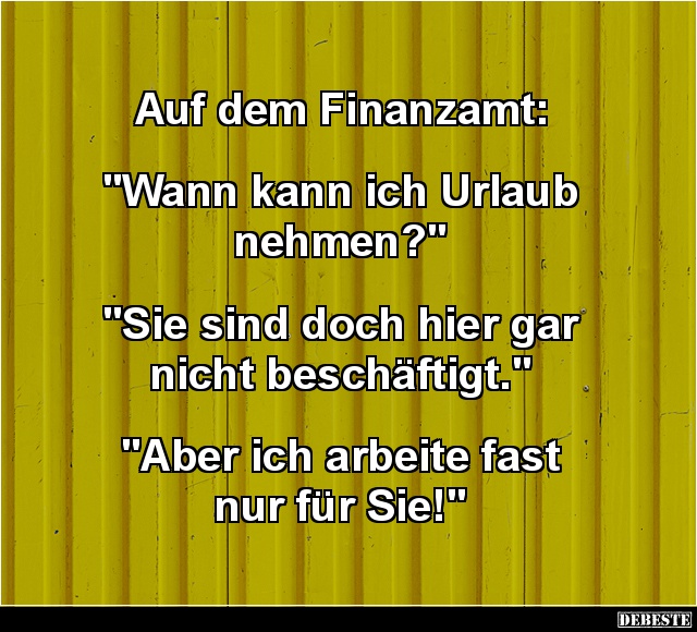 Auf dem Finanzamt.. - Lustige Bilder | DEBESTE.de