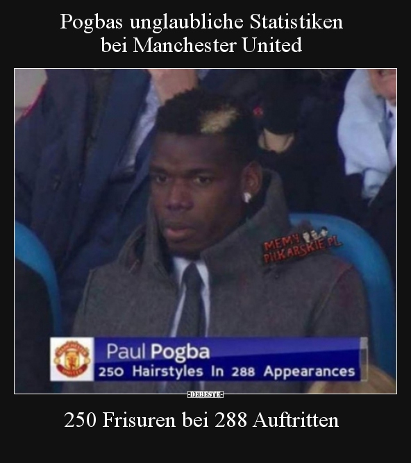 Pogbas unglaubliche Statistiken bei Manchester United.. - Lustige Bilder | DEBESTE.de