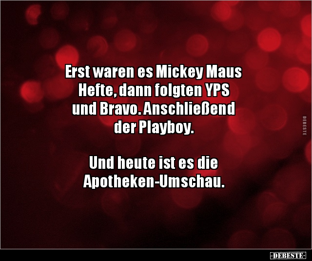 Erst waren es Mickey Maus Hefte, dann folgten YPS und.. - Lustige Bilder | DEBESTE.de