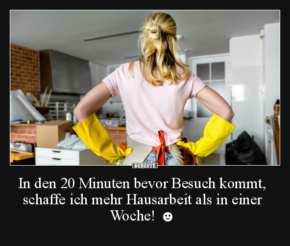 In den 20 Minuten bevor Besuch kommt.. - Lustige Bilder | DEBESTE.de