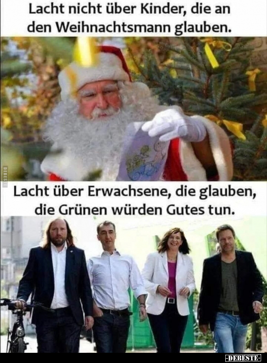 Lacht nicht über Kinder, die an den Weihnachtsmann.. - Lustige Bilder | DEBESTE.de