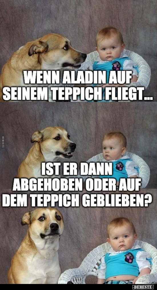 Wenn Aladin auf seinem Teppich fliegt... - Lustige Bilder | DEBESTE.de