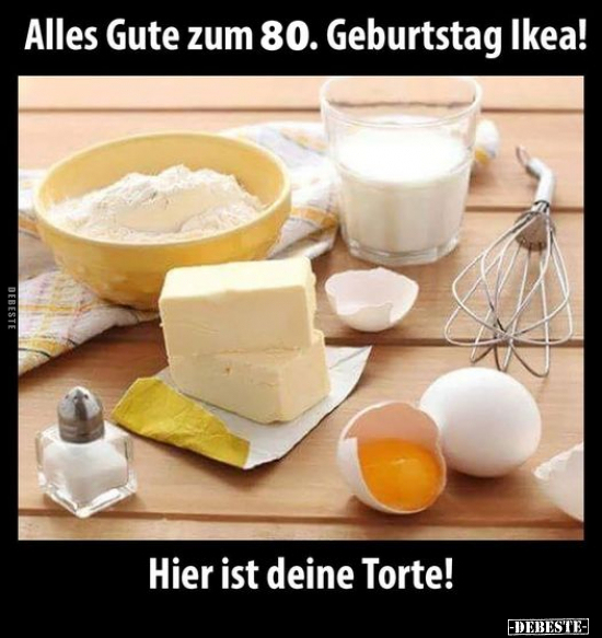 Alles Gute zum 80. Geburtstag Ikea!.. - Lustige Bilder | DEBESTE.de