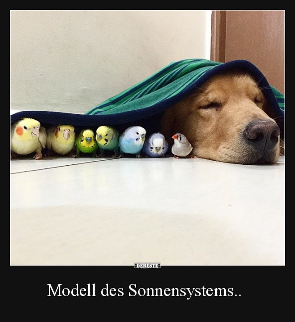 Modell des Sonnensystems.. - Lustige Bilder | DEBESTE.de