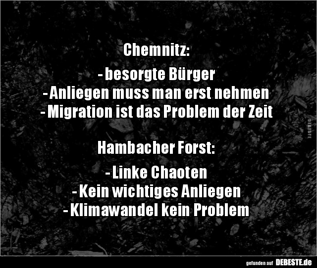 Chemnitz: - besorgte Bürger - Anliegen muss man erst.. - Lustige Bilder | DEBESTE.de