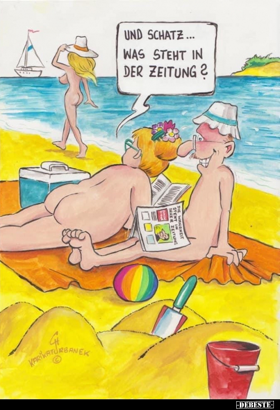 Und Schatz... Was steht in der Zeitung?.. - Lustige Bilder | DEBESTE.de